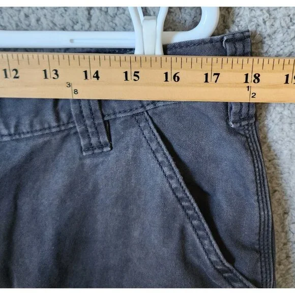 Carhartt Relaxed Fit Gray Casual Grunge Workwear Cargo Shorts Size 38 103542 - Picture 11 of 16